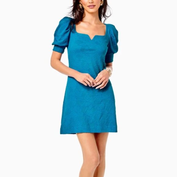 Lilly Pulitzer jacquard shift Feona Dress NWT Large - Picture 2 of 10